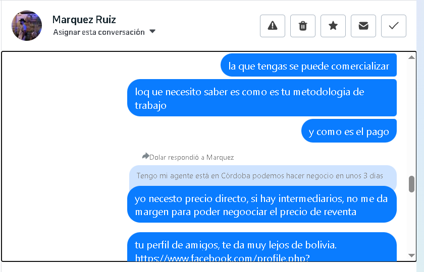 Confrontación sobre el perfil de amigos asiáticos